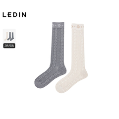 【商场同款】乐町纯色长筒袜子冬新款保暖弹力百搭长袜C1YGF4435