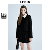 气质千金小香风黑白外套C1BBF1212 新款 商场同款 乐町2025春季