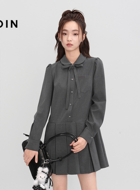 【商场同款】乐町显瘦连衣裙女2025年冬季新款质感裙子C1FAF4276