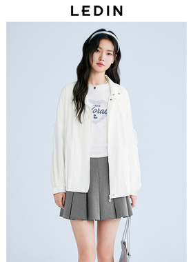 【商场同款】乐町2025夏季新款宽松轻薄感外套C1BBF2101