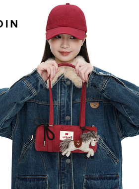 【商场同款】乐町氛围感红色包包26年春新款时尚单肩包C2YFG1240