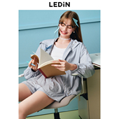 乐町2024秋季 新款 基础休闲宽松连帽外套女C2BBE3B04