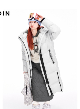 【商场同款】乐町轻户外长款羽绒服冬新款保暖外套C2ACE4535