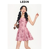 乐町20夏季 新款 废土风吊带连衣裙C2FAE2538