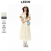 韩系浪漫长款 乐町2024夏季 新款 连衣裙C1FAE2615