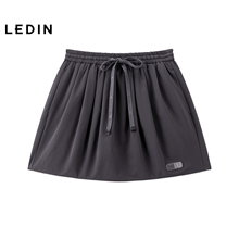 【商场同款】乐町轻运动半身裙秋冬新款抽绳设计A字短裙C2GEF4449