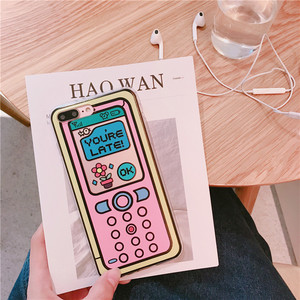 少女粉嫩苹果手机壳