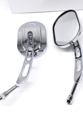 游侠棍王GN复古摩托车改装后视镜反光镜倒车镜大视野 10MM通用镜