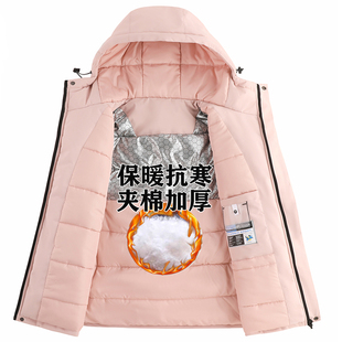 冲锋衣男女款 夹棉加厚防风防水户外棉衣防寒保暖羽绒棉服 2025新款