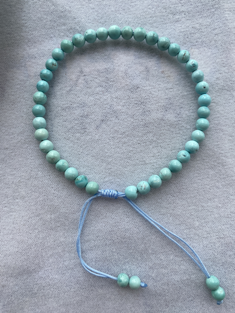 天然原矿绿松石手链手绳民族风女