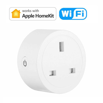 HOMEKIT MFI扫码认证直连智能WiFi插座手机Siri控制美规英规 远程