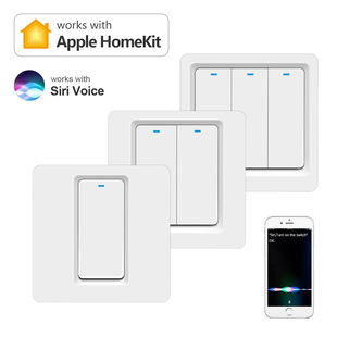 homekit扫码matter 单火零火86开关面板智能家居siri语音远程控制