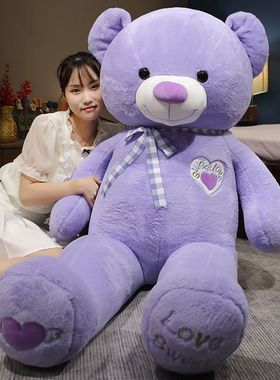 新款大熊公仔泰迪熊猫毛绒玩具布娃娃抱抱熊特大号玩偶女生日礼物