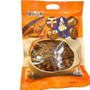 大连隆隆渔干锅鱼皮香辣味500克袋装休闲零食小吃分享装即食