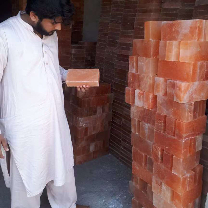 喜马拉雅水晶盐砖盐块盐板天然玫瑰盐汗蒸房专用岩巴基斯坦进口