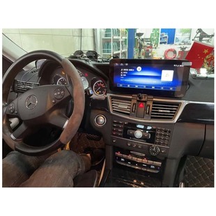 12.3寸E系E200 15款 300车载中控大屏GPS导航DVD一体机 奔驰