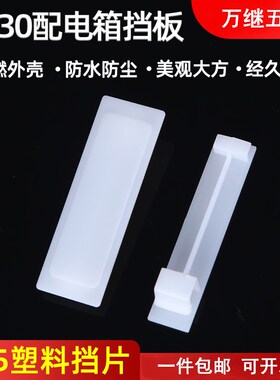 PZ30挡板强电箱塑料C45挡片填空配电箱盖板塑料填充板DZ47专用