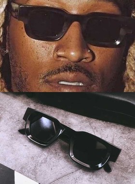 欧美个性帅气小框墨镜