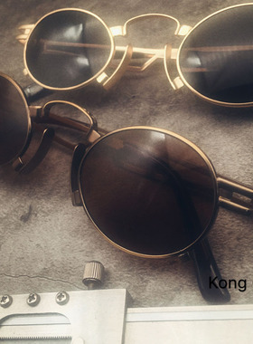 墨镜椭圆形个性风旅行太阳眼镜