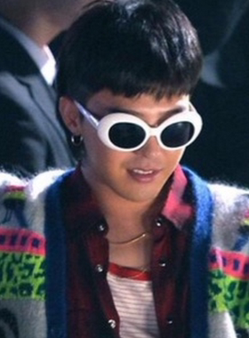 圆脸个性风原宿太阳镜权志龙同款