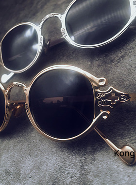 欧美街拍复古蒸汽朋克ins太阳镜