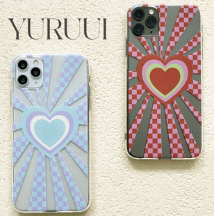 [YURUUI设计师]24 hatch原创小众设计爱心发射硅胶软壳宋妍霏同款