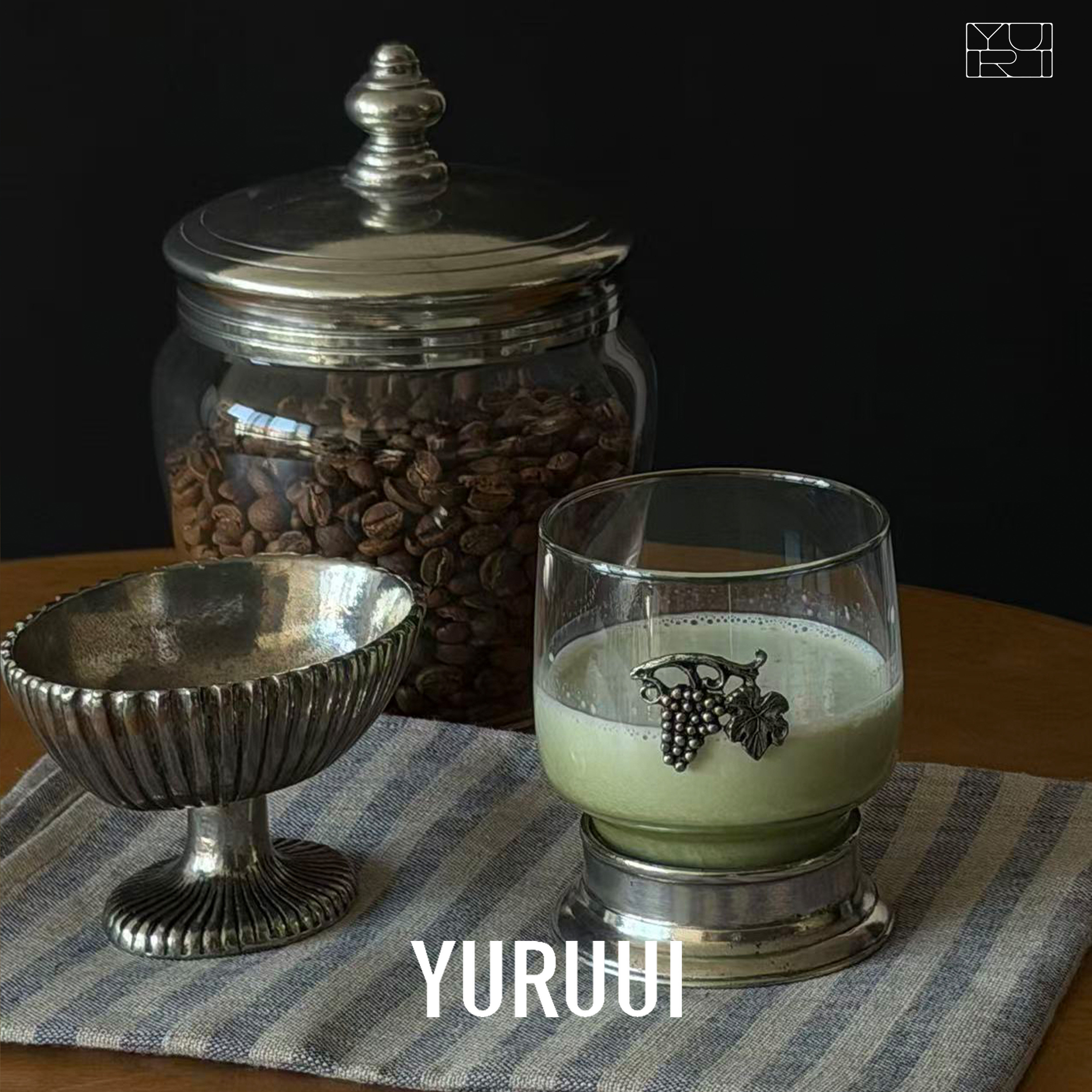 [YURUUI设计师]意大利ValPeltro筷子架椭圆小碗葡萄藤玻璃杯,餐饮具,西餐餐具套装,淘宝优惠券,粉丝福利购,淘宝优惠卷