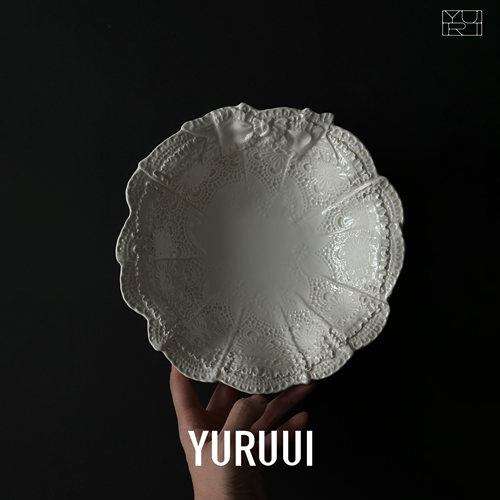 [YURUUI设计师]意大利VBC 复古蕾丝蝴蝶结谷物碗