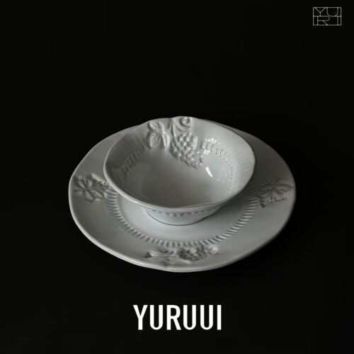 [YURUUI设计师]意大利VBC 复古黑陶水果创意陶瓷碗碟