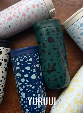 [YURUUI设计师]美国Crow Canyon经典泼墨搪瓷水杯保温杯
