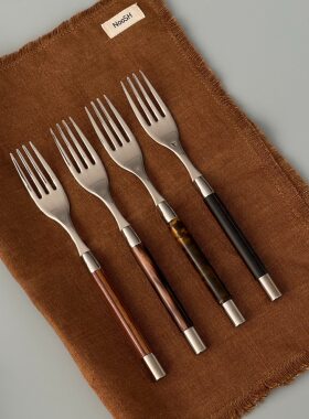 [YURUUI设计师]法国CAPDECO CONTY不锈钢拼接玳瑁西餐刀叉勺套组