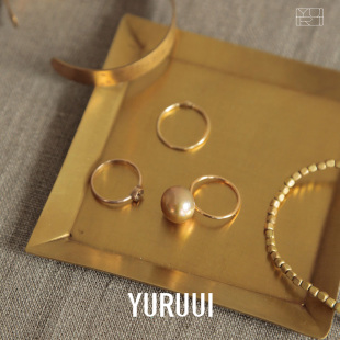 Work Linen 日本Fog 黄铜米饭碗酸奶碗小碗手握杯 YURUUI设计师