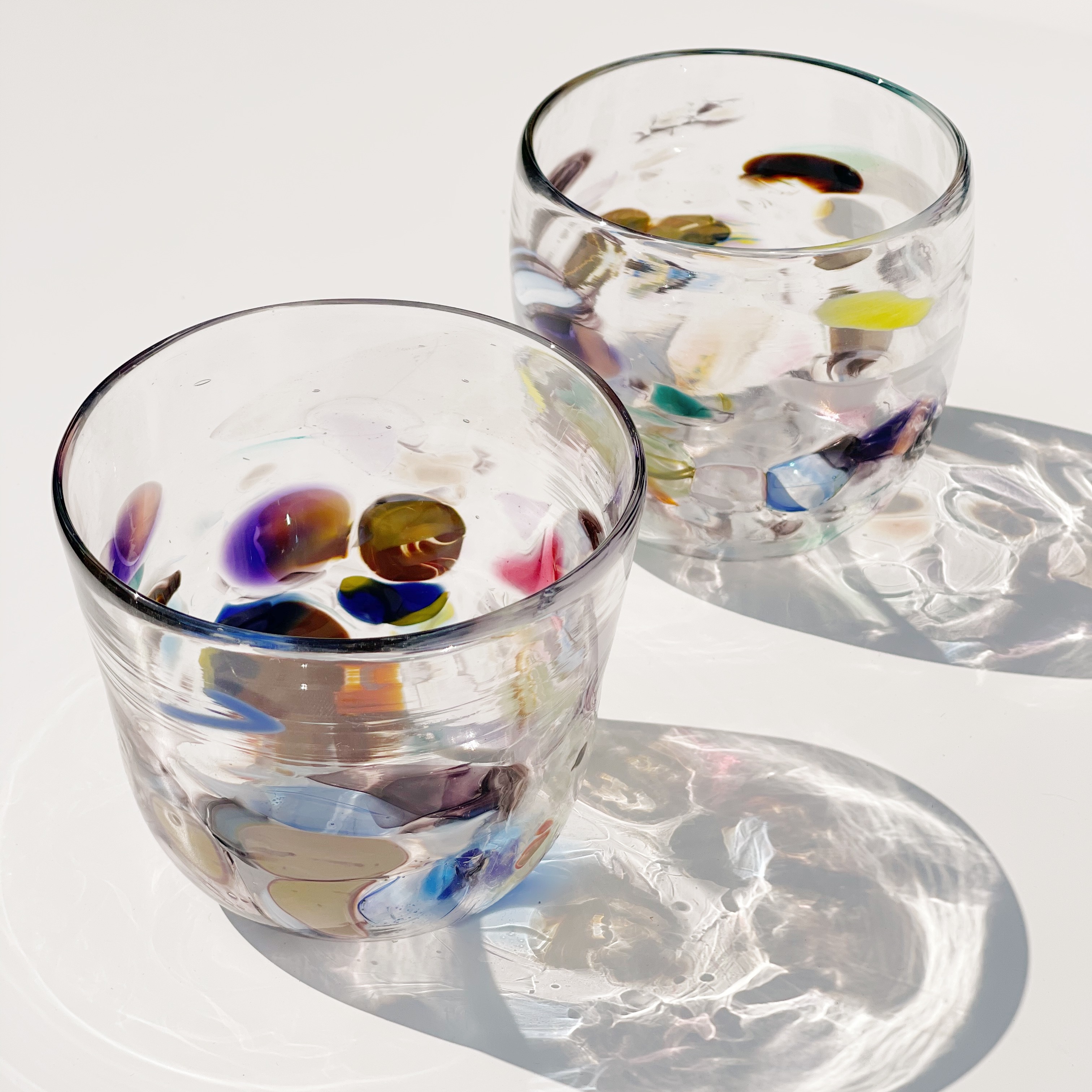 加拿大小众品牌吹制玻璃水果碗