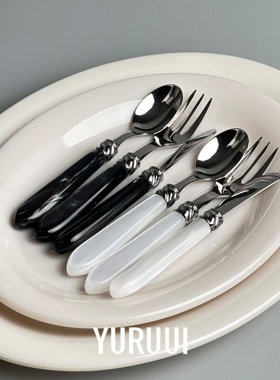 [YURUUI设计师]法国Capdeco复古家用不锈钢刀叉勺西餐餐具套组