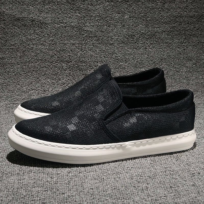 夏季男鞋简约透气一脚蹬懒人鞋飞织布休闲平底鞋老北京布鞋男网鞋,流行男鞋,网面鞋,淘宝优惠券,粉丝福利购,淘宝优惠卷