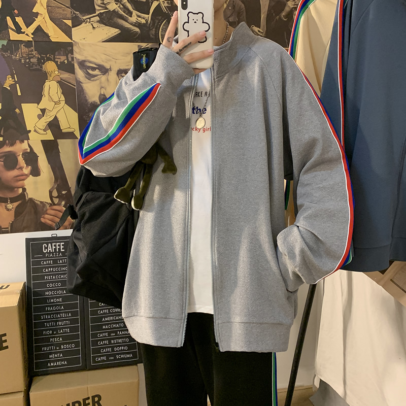 Poster grey spring new product large new sweater coat men's