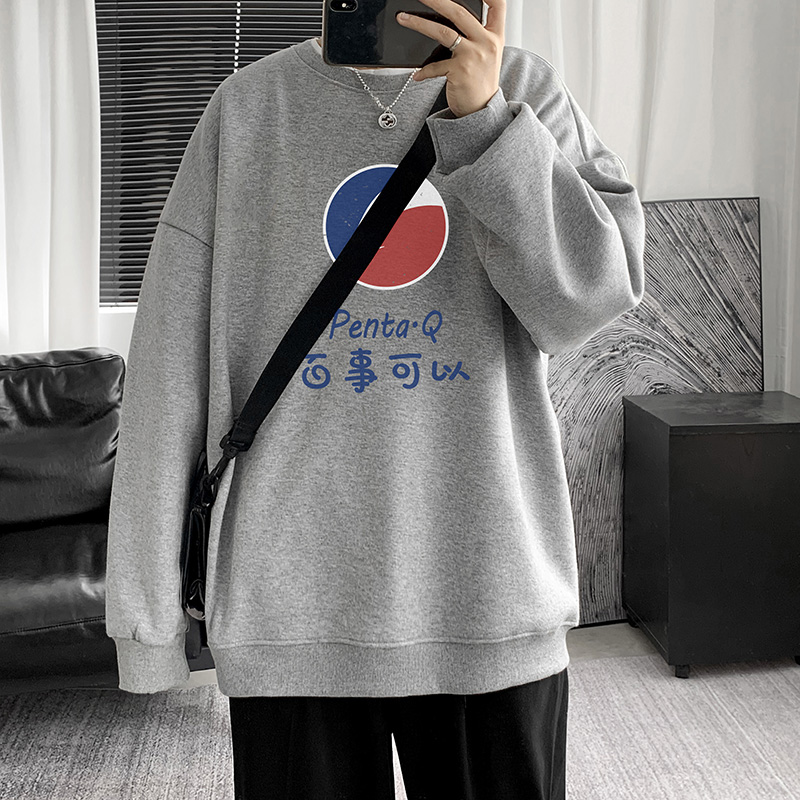 Polyester spring new printed sweater