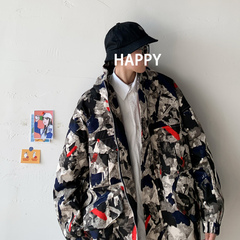 Cotton has been inspected for spring camouflage jacket