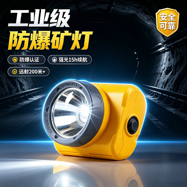 波迈特防爆防水强光远射头灯