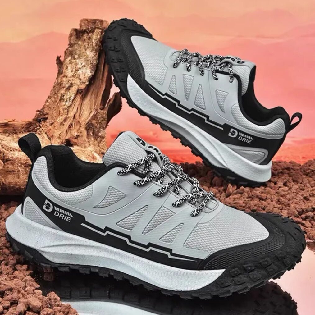 户外运动鞋男女情侣鞋跑步鞋防震防水徙步鞋越野登山鞋168