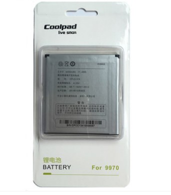 酷派原装，3000毫安，足容量