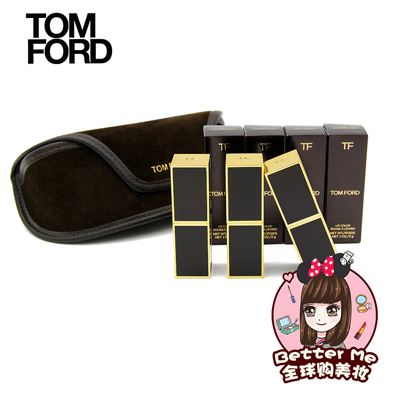 现货包邮 TomFord TF汤姆福特黑金黑管口红 08/09/10/15/16/80/64