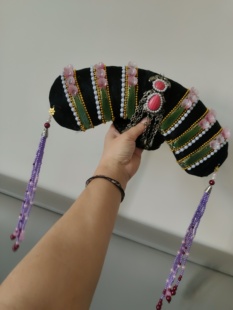 甄嬛传安陵容同款头饰旗头剧组道具影楼拍摄道具cos安陵容