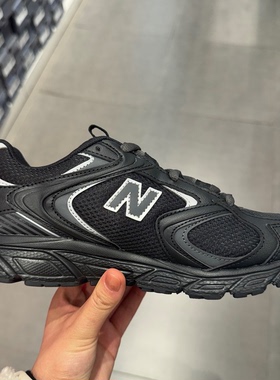 New Balance NB 408男女复古纯黑透气网面跑步运动慢跑鞋ML408K