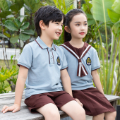 班服毕业演出服装 儿童海军风校服幼儿园园服夏装 英伦风小学生夏季