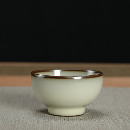龙泉青瓷蛋白龚炳明手工杯茶具