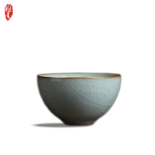 精品主人杯陶瓷哥窑冰裂小功夫茶杯1