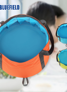 抄底价旅行出差户外钓鱼水桶超轻折叠洗脸洗脚便携式水盆泡脚15L