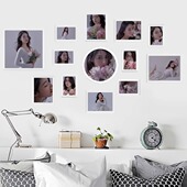 圆形相框挂墙客厅照片墙走廊墙空白墙面装 饰可以免费洗照片包设计