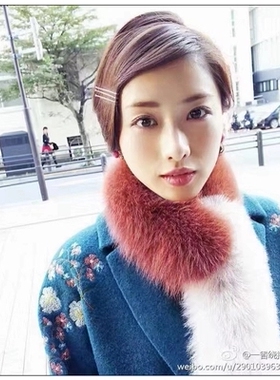 校Y女孩河YY子拼色百搭毛条